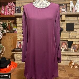Liberty Love Elegant Purple Women's Dress